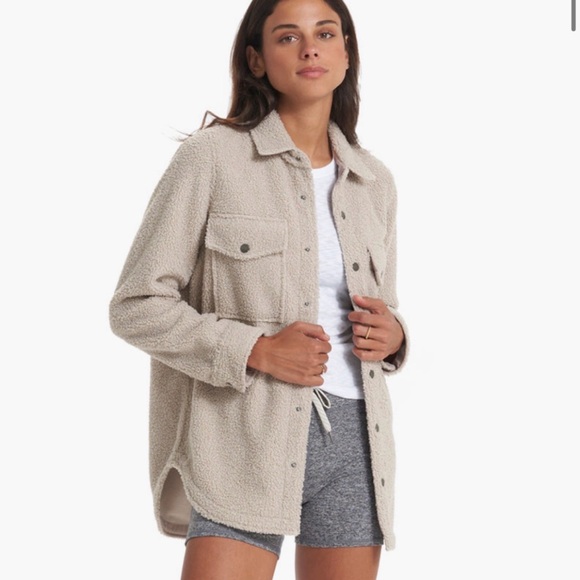 Vuori Beige Teddy Jacket - Picture 4 of 9